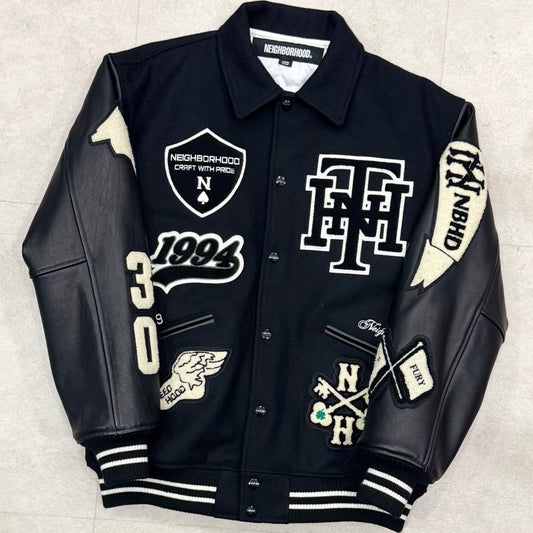 Neighborhood Stadium Jacket Black
