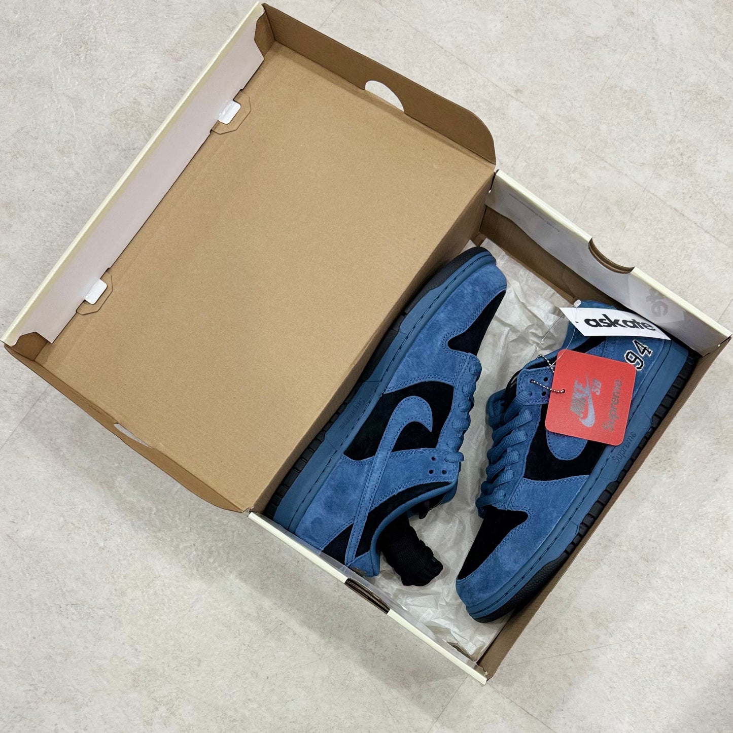 HQ8487-400 Nike SB Dunk Supreme Ocean Fog