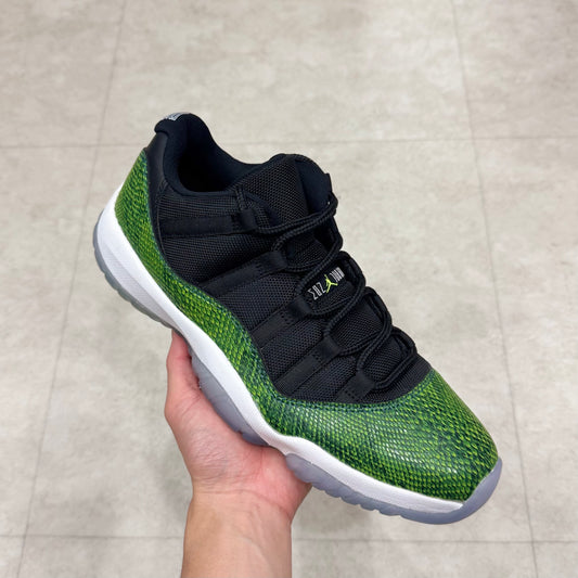 528895-033 Nike Air Jordan 11 Green Snake