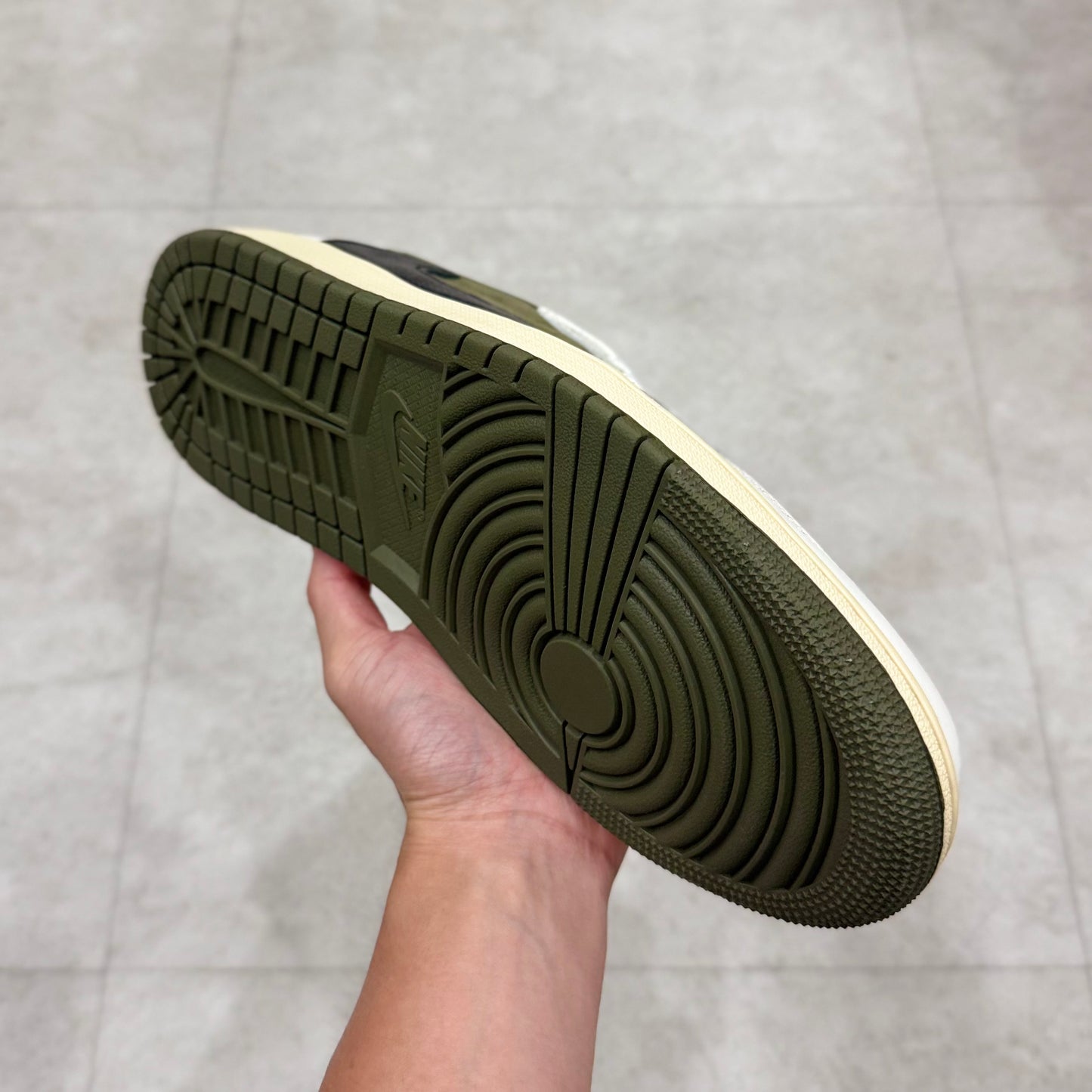 DM7866-200 Nike Air Jordan 1 Travis Scott Reverse Olive
