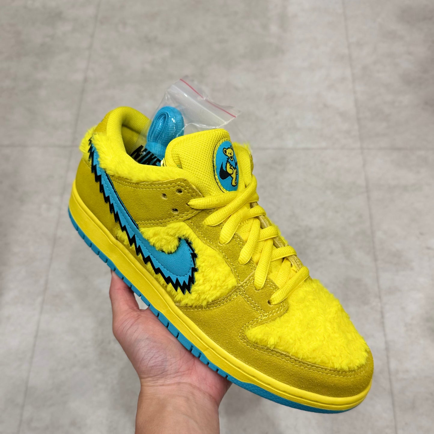 CJ5378-700 Nike SB Dunk Grateful Dead Yellow Bear