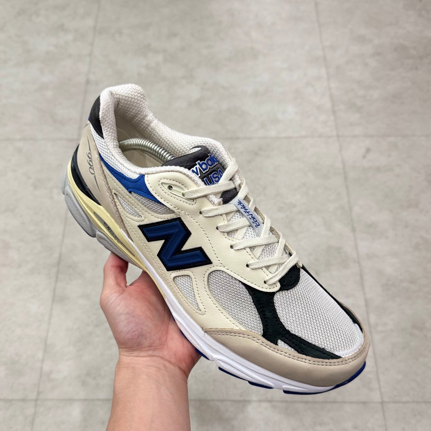 M990WB3 New Balance 990 V3 White Blue