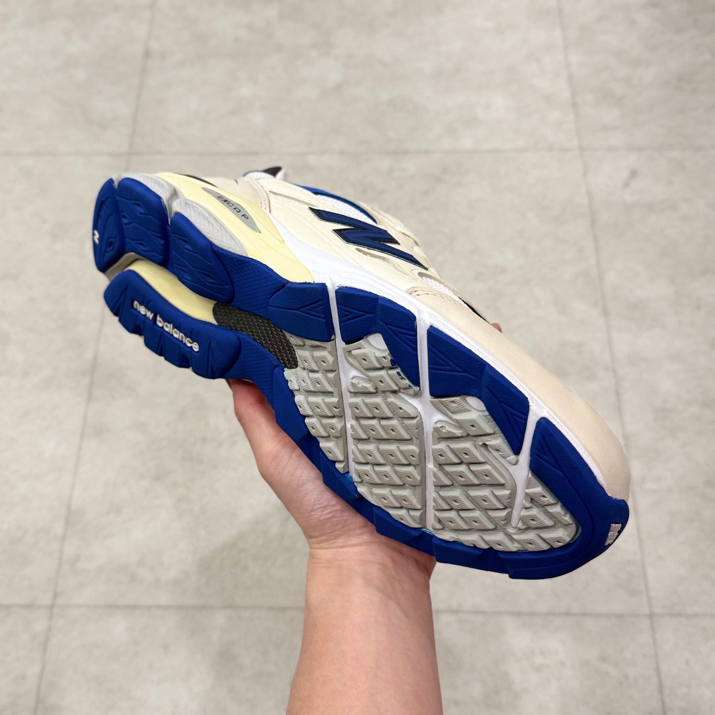 M990WB3 New Balance 990 V3 White Blue