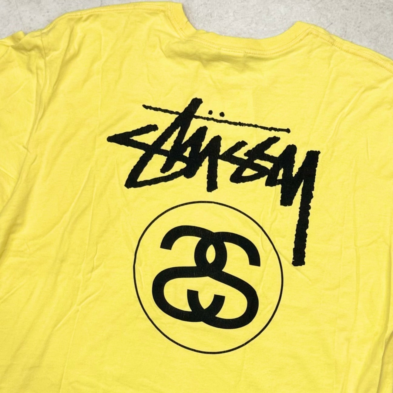 Stussy Stock Link Tee Yellow