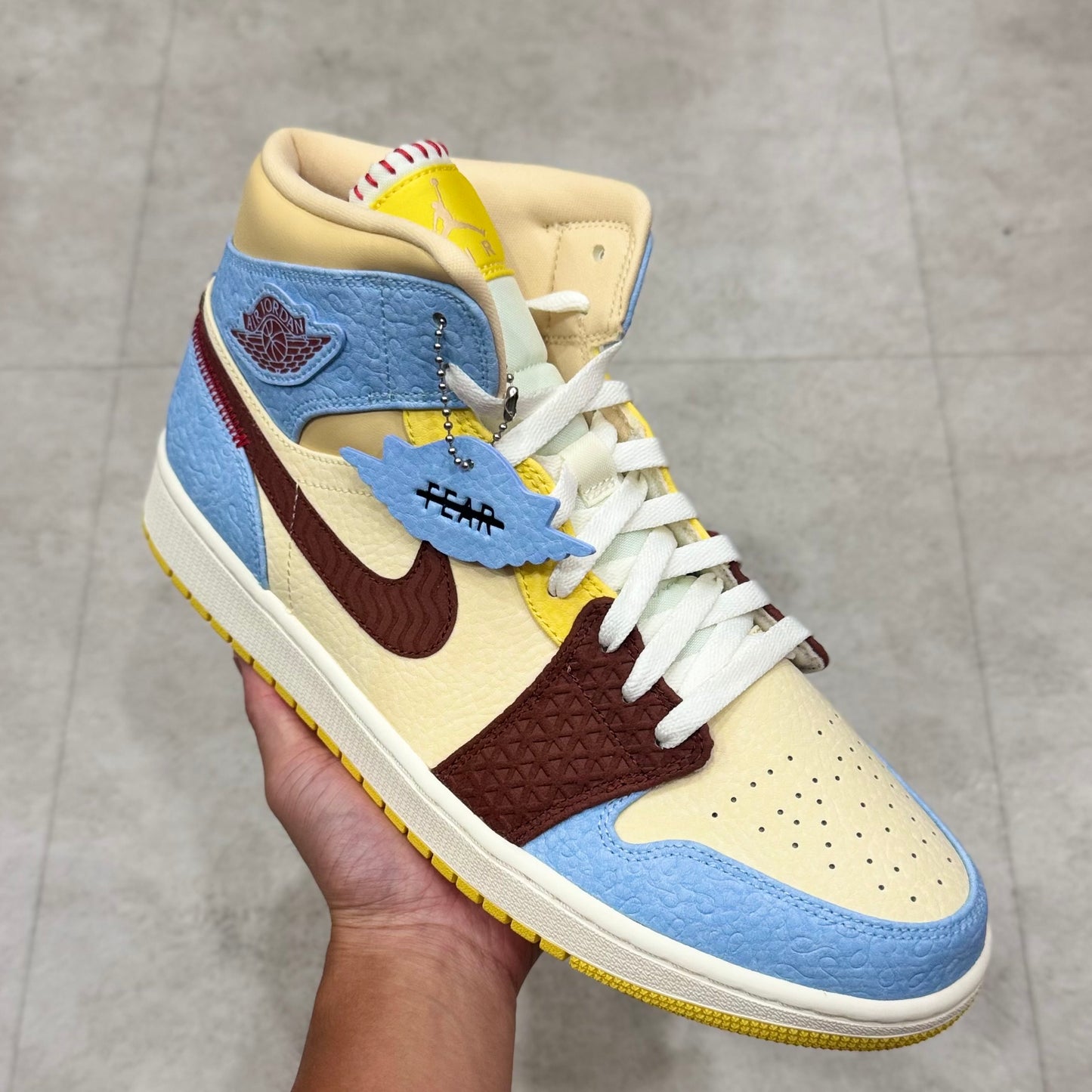 CU2803-200 Nike Air Jordan 1 Fearless Maison Chateau Rouge