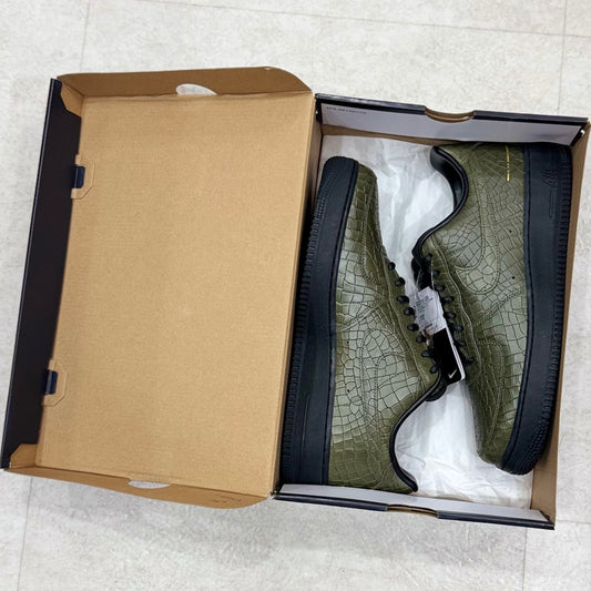 IQ3370-325 Nike Air Force 1 Crocodile Cargo Khaki
