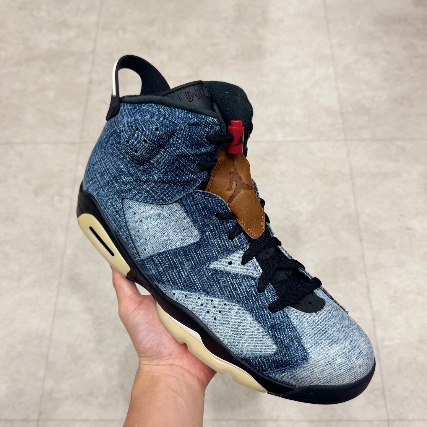 CT5350-401 Nike Air Jordan 6 Washed Denim