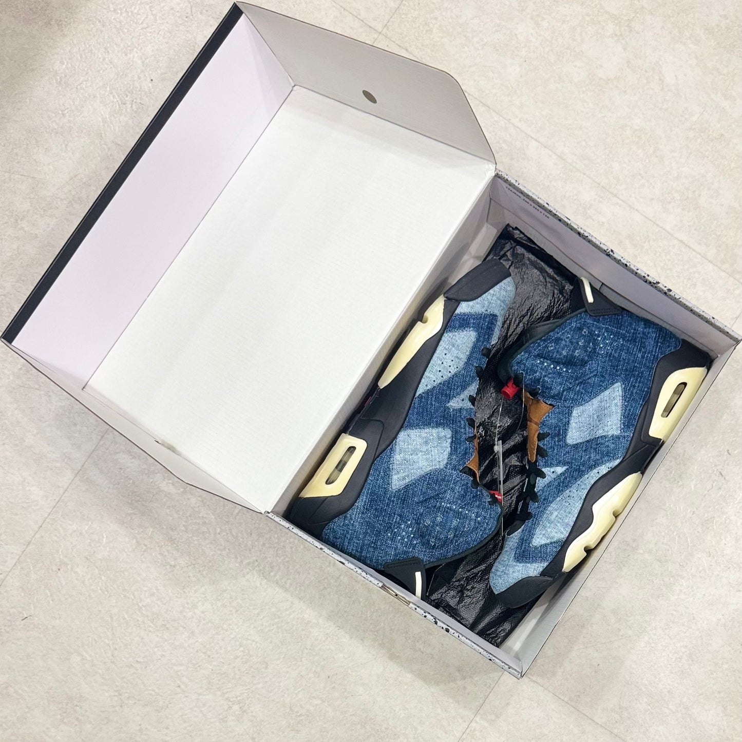 CT5350-401 Nike Air Jordan 6 Washed Denim