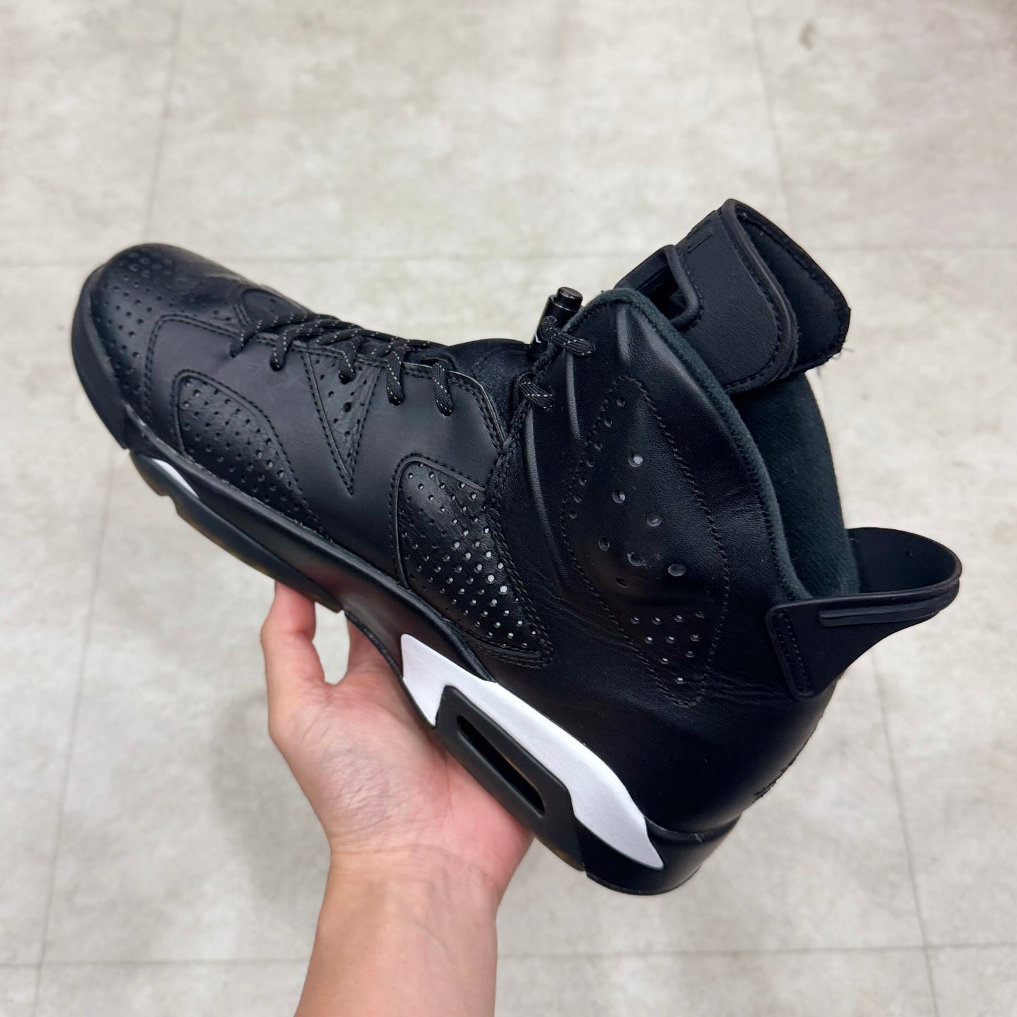384664-020 Nike Air Jordan 6 Black Cat