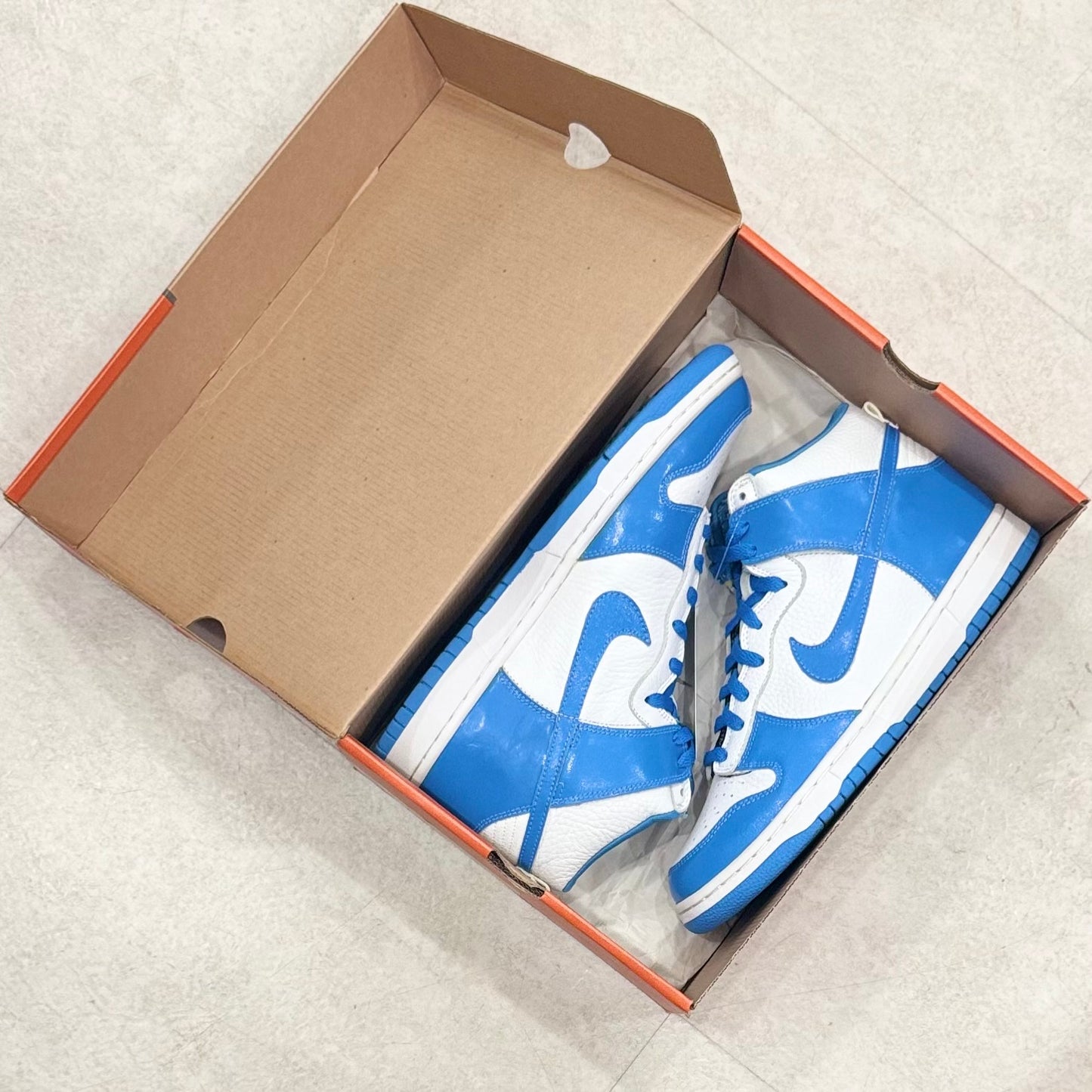 630383-141 Nike Dunk Foot Action UNC