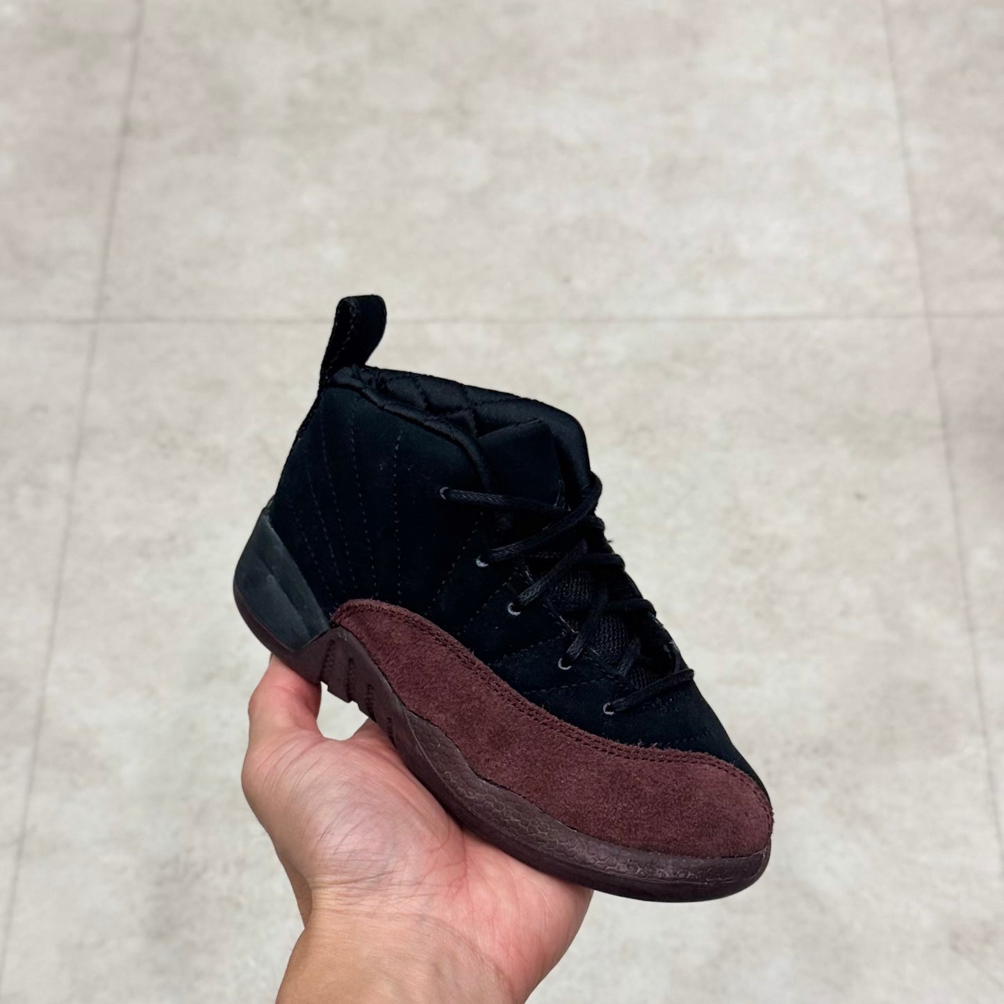FB2687-001 Nike Air Jordan 12 TD A Ma Maniere Black