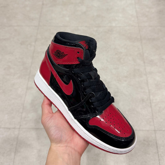 575441-063 Nike Air Jordan 1 GS Patent Bred