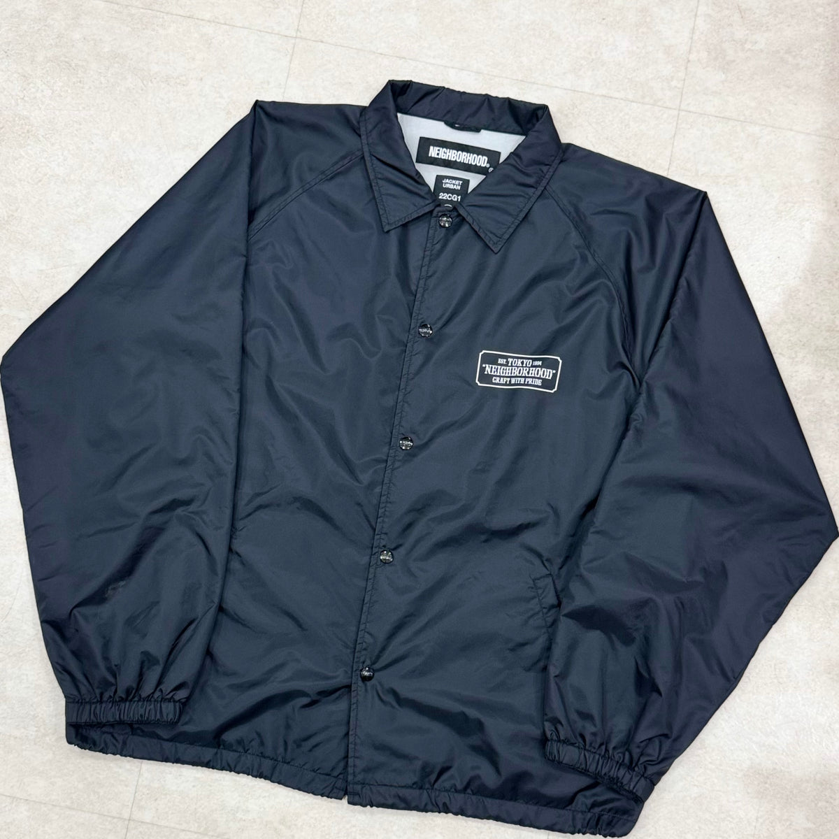 Neighborhood Windbreaker Jacket Black
