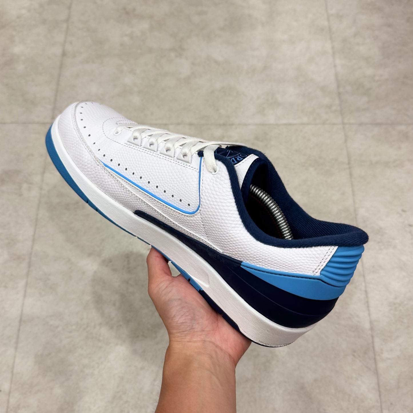 832819-107 Nike Air Jordan 2 UNC Midnight Navy