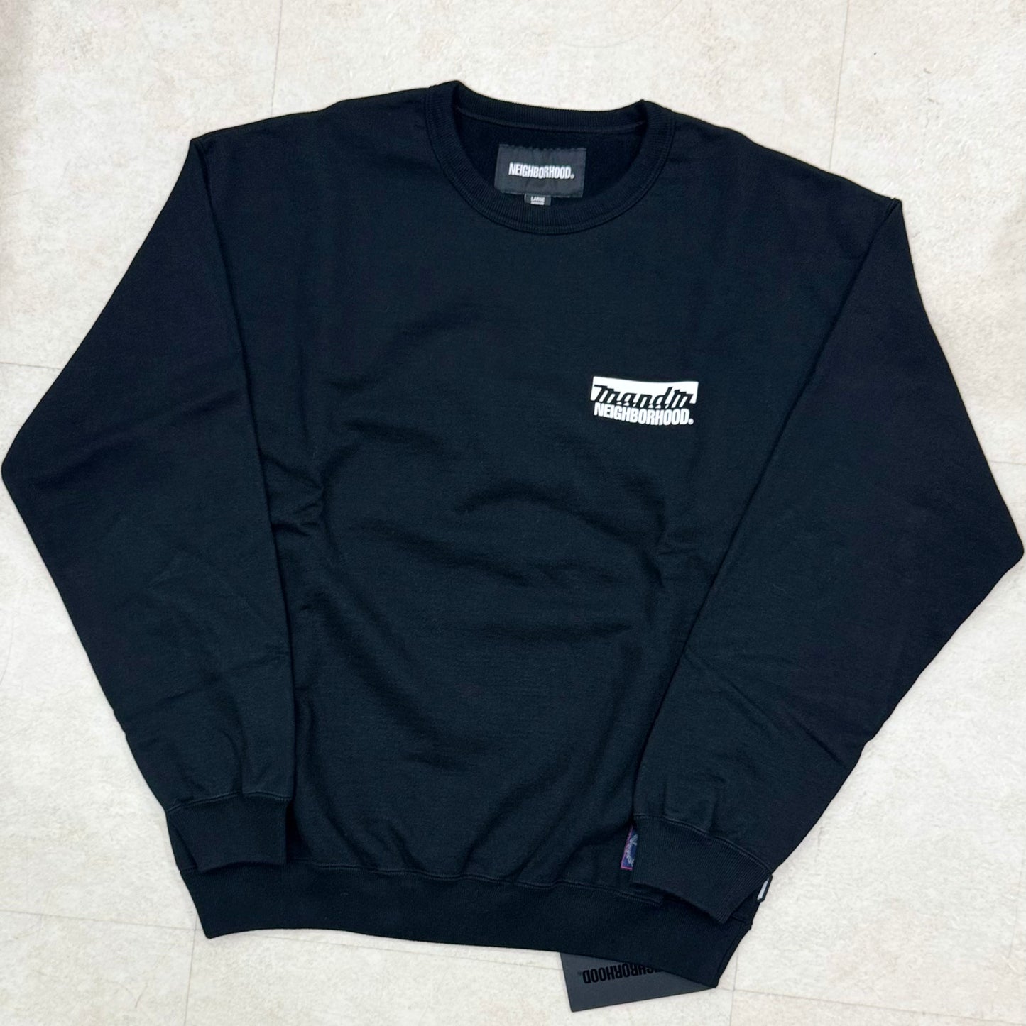Neighborhood M&M Crewneck Sweat Shirt Black
