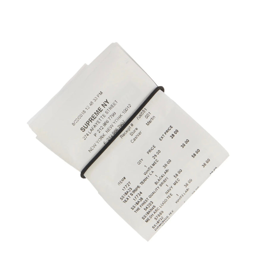 Supreme MM6 Maison Margiela Receipt Wallet