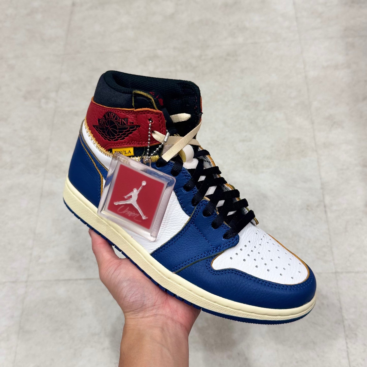 BV1300-146 Nike Air Jordan 1 Union Storm Blue