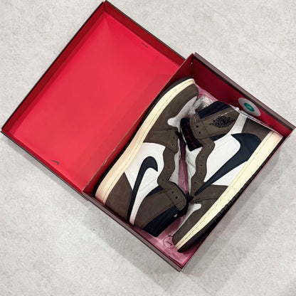 CD4487-100 Nike Air Jordan 1 Travis Scott Dark Mocha