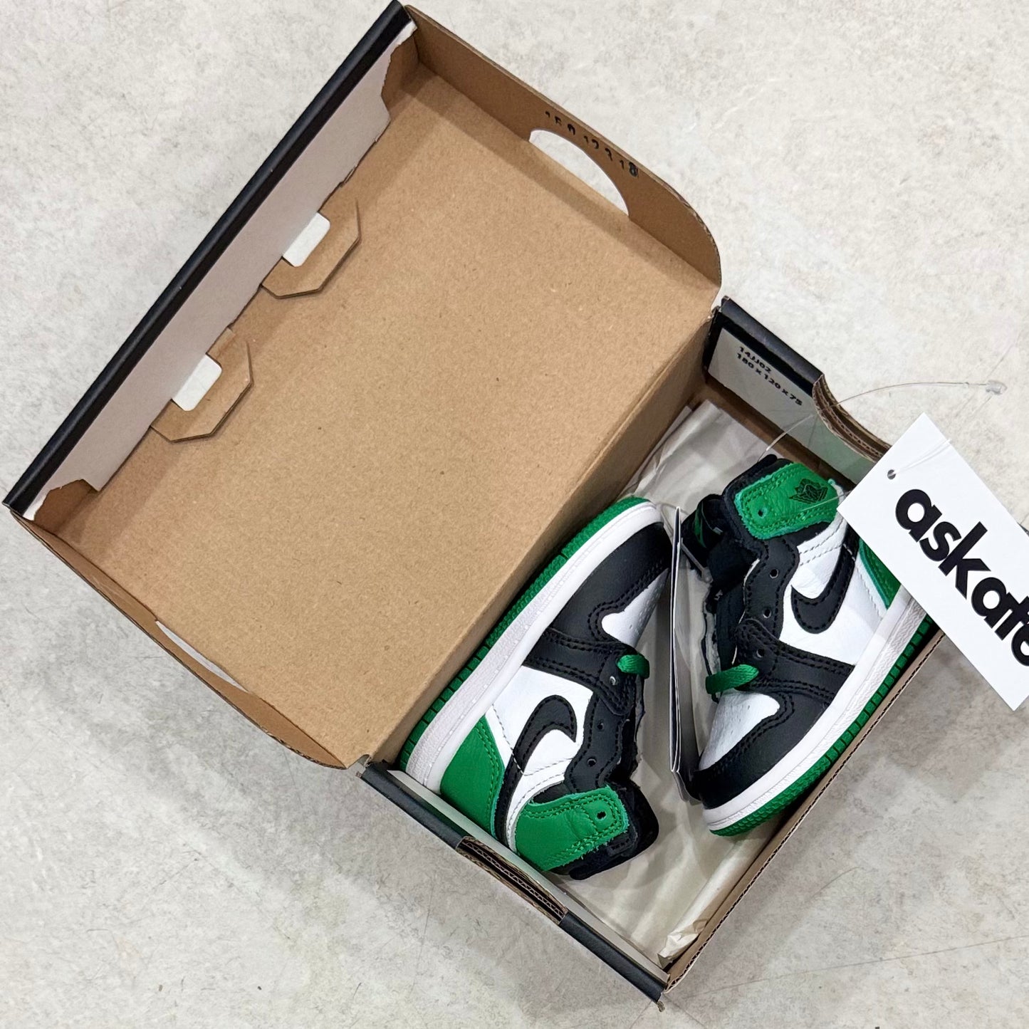 FD1413-031 Nike Air Jordan 1 TD Lucky Green 2023