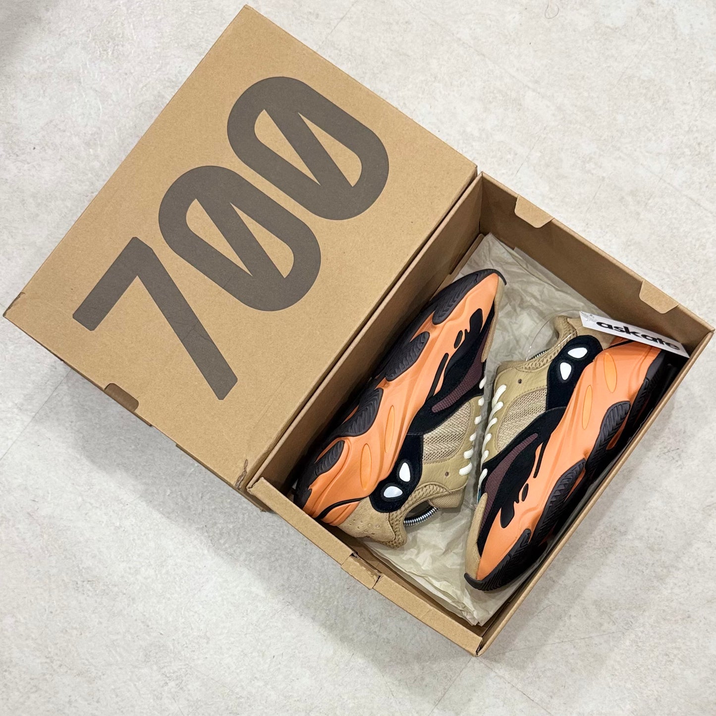 GW0297 Adidas Yeezy Boost 700 Enflame Amber
