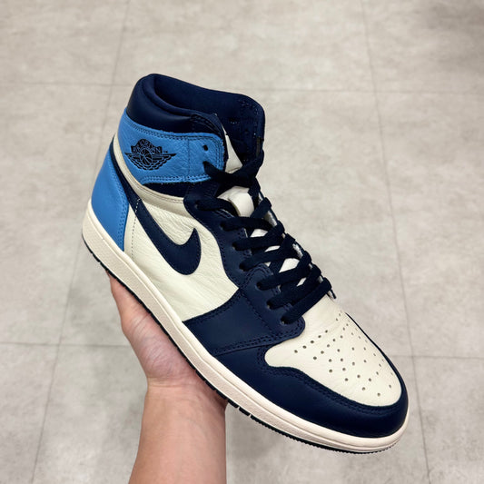 555088-140 Nike Air Jordan 1 Obsidian UNC