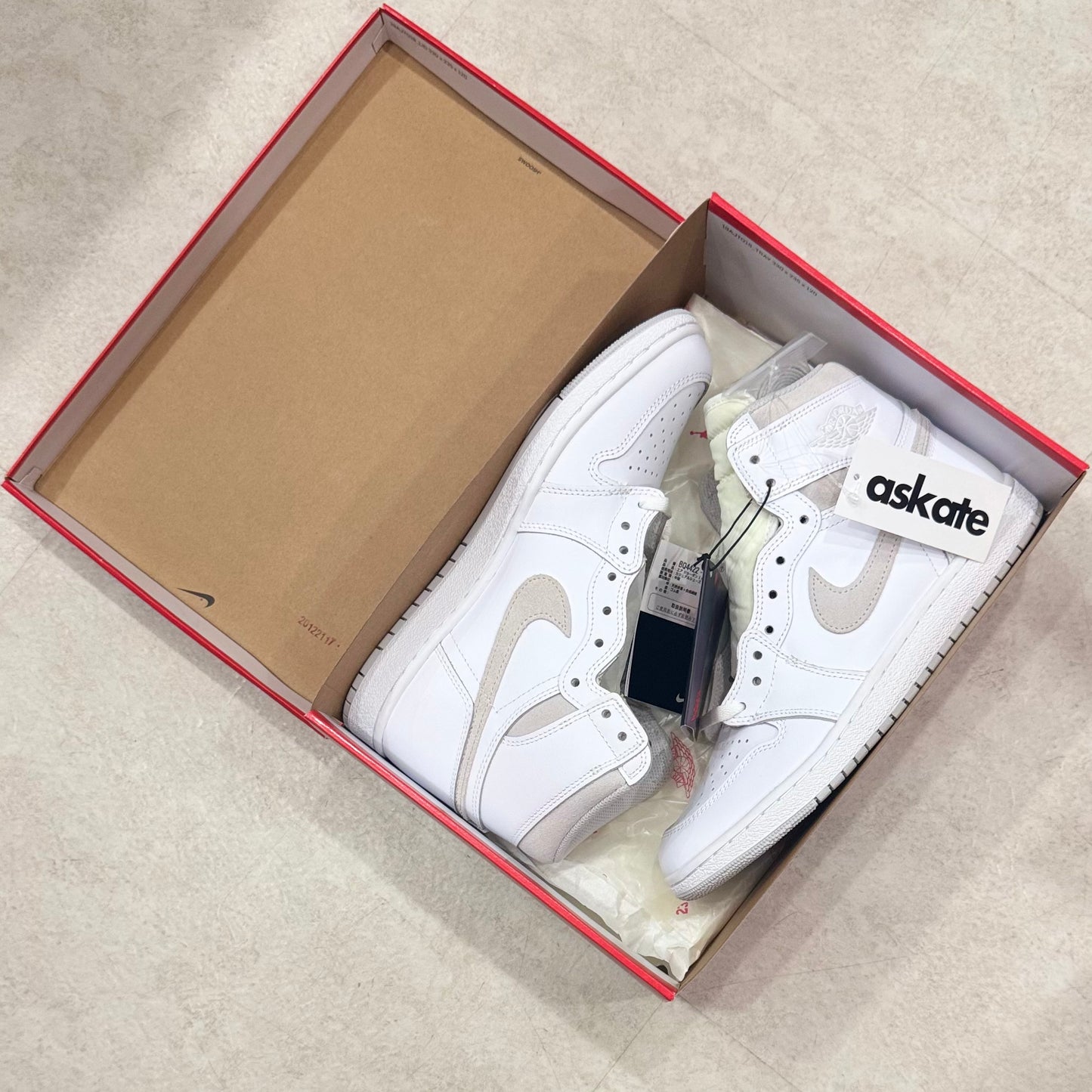 BQ4422-100 Nike Air Jordan 1 85 Neutral Grey 2021