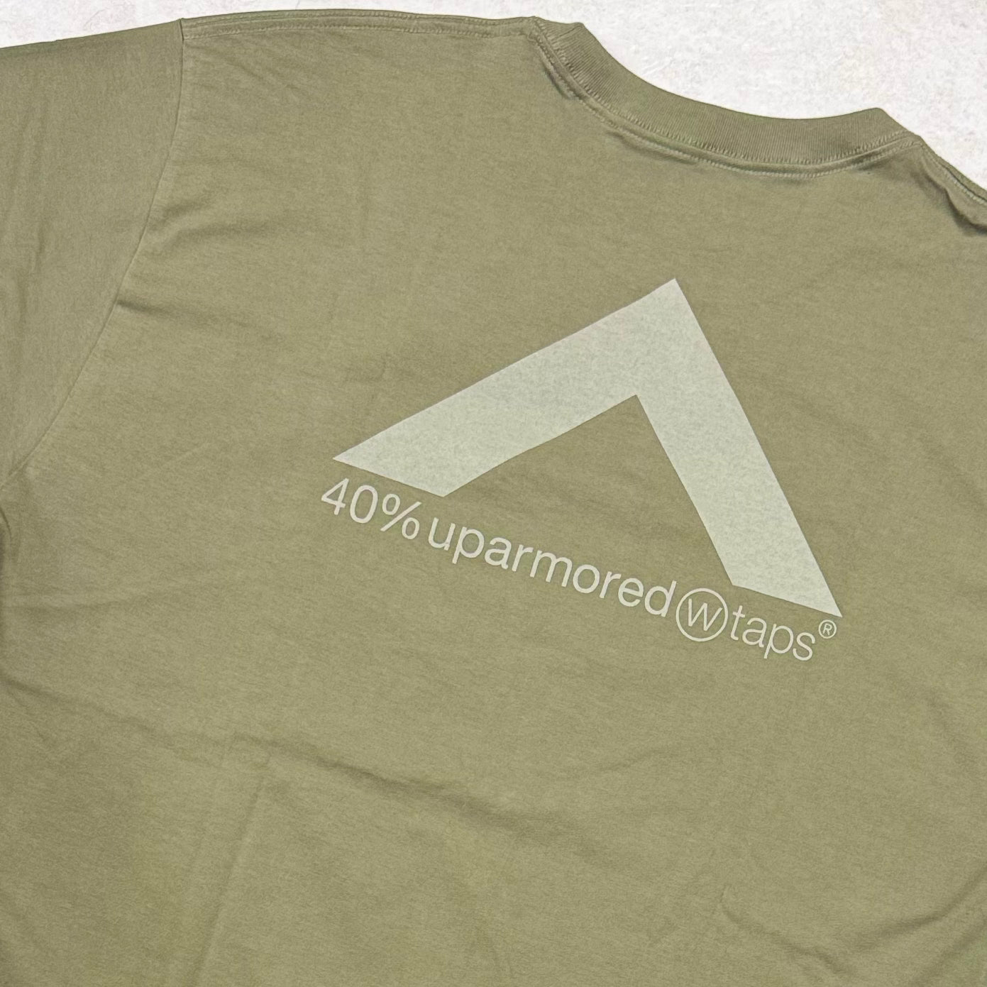 Wtaps 40% Uparmored Tee 2021 Olive
