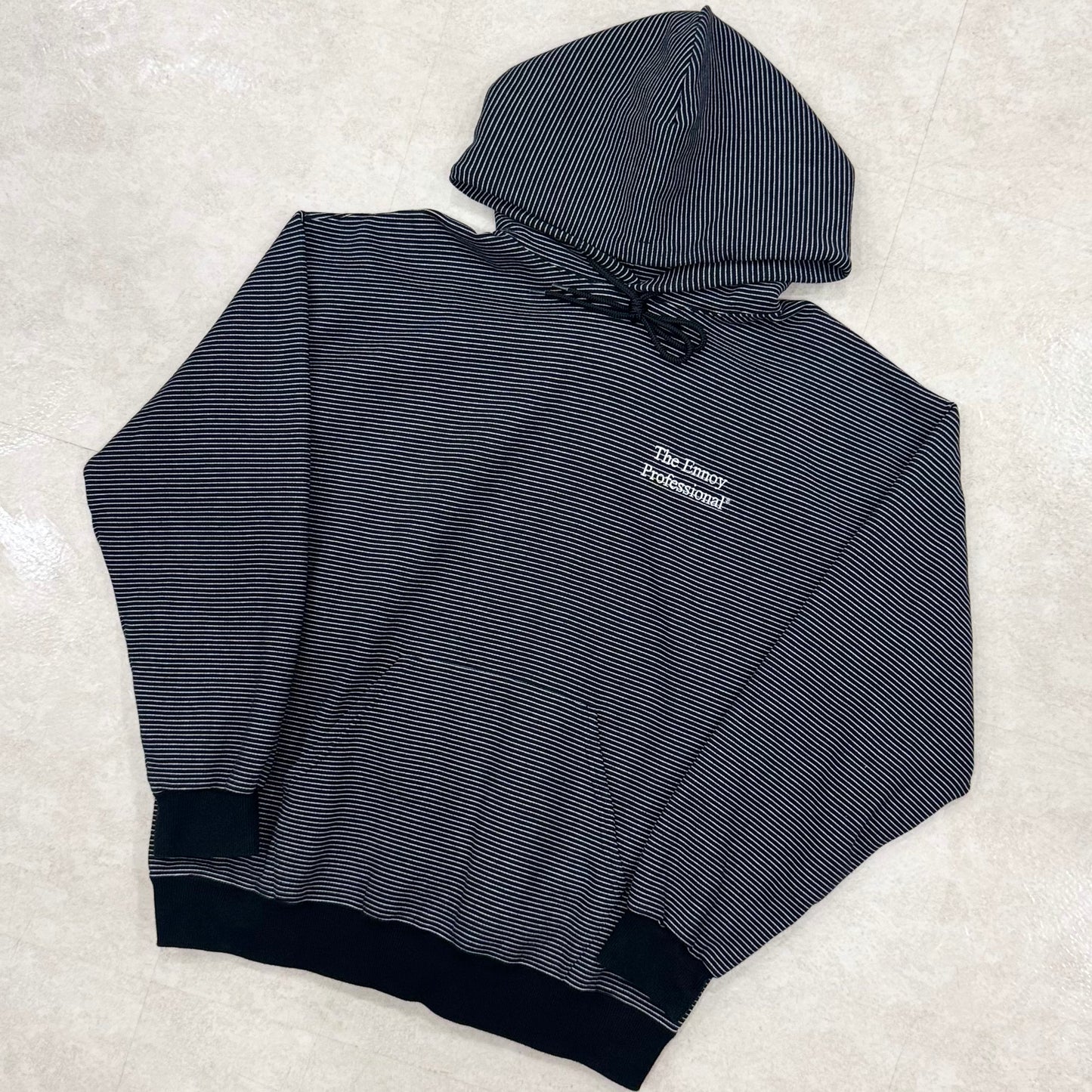 Ennoy Border Hoodie Sweat Black