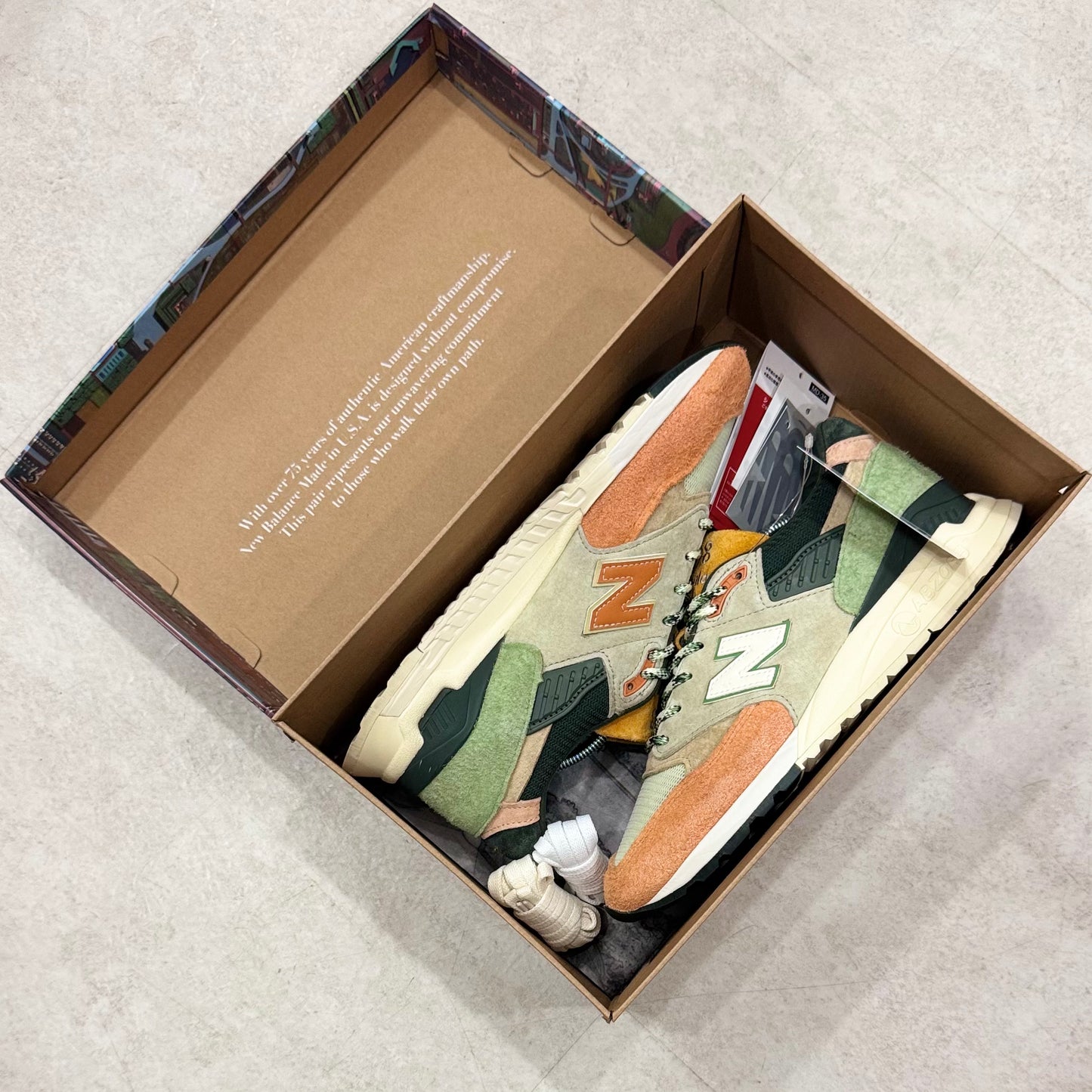 U998KT1 New Balance 998 Kith Ronnie Fieg Aloe Wash