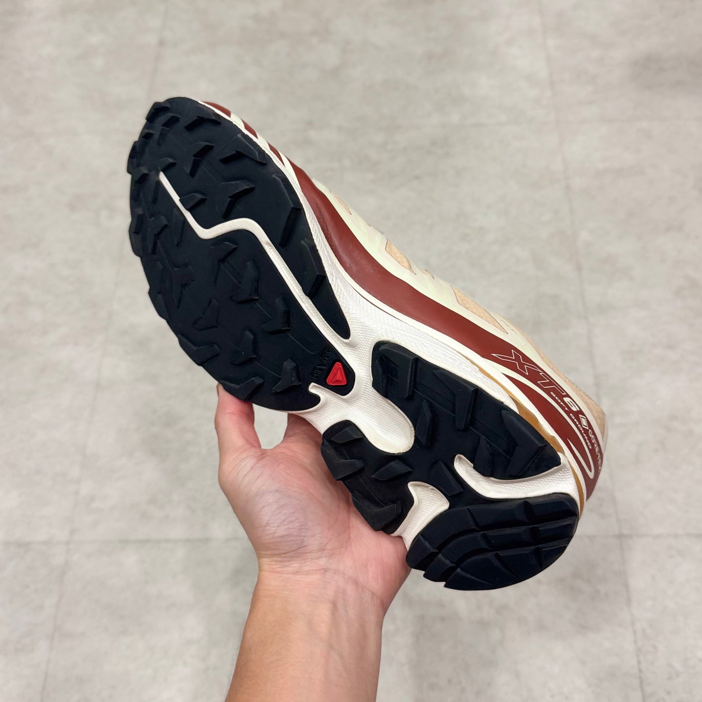 472067-30 Salomon XT-6 Gore-Tex Kith Burnt Henna