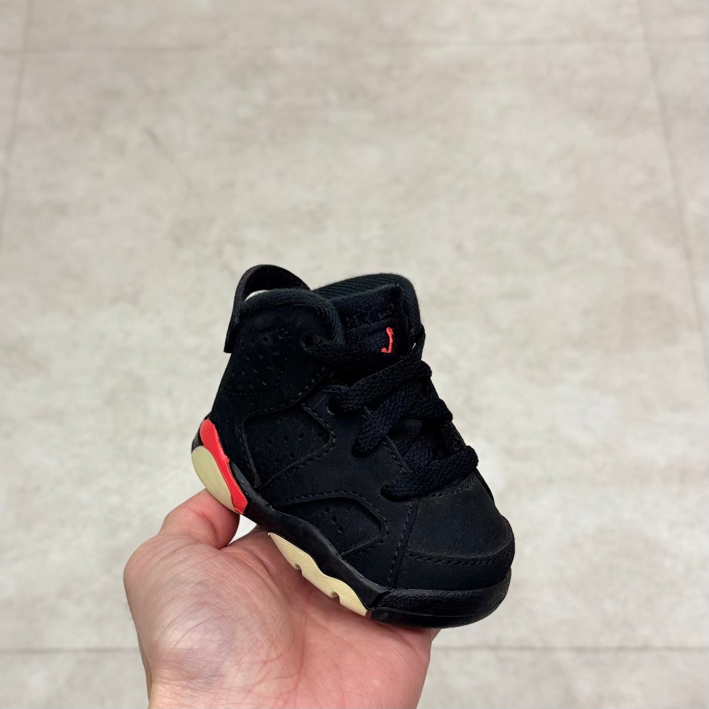 384667-060 Nike Air Jordan 6 TD Black Infrared 2019