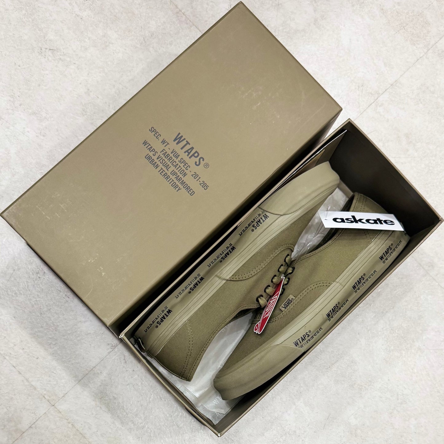 VN0A4BV9CX6 Vans Authentic Wtaps