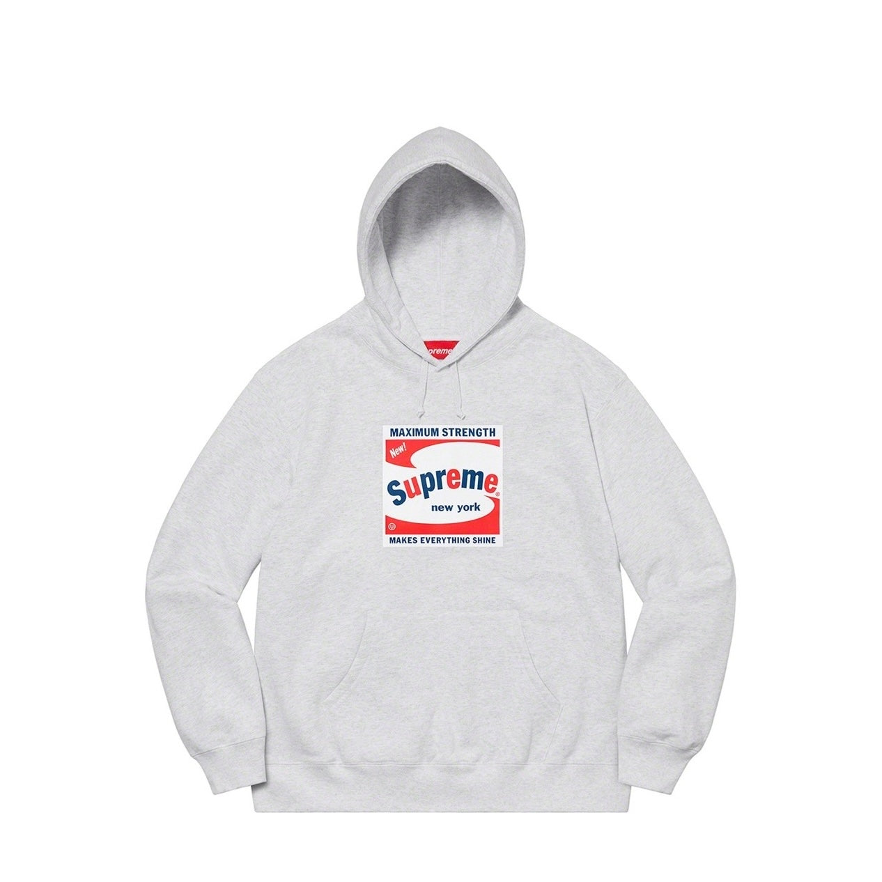 Supreme Shine Hooded Sweatshirt Ash Grey